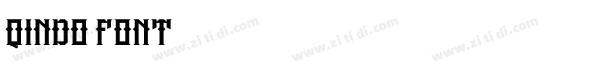 Qindo Font字体转换